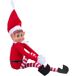 Elfo Navideño Papá Noel Elfo de Vinilo Suave de Pierna Larga con Sombrero Elfo Elfo Navideño Papá Noel Elfo de Vinilo Suave de Pierna Larga con Sombrero Elfo Rojo