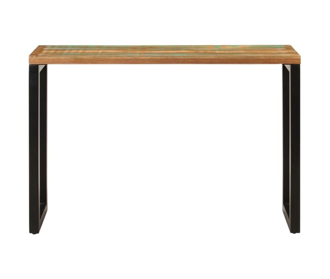 Mesa consola madera maciza reciclada 110x35x75 cm