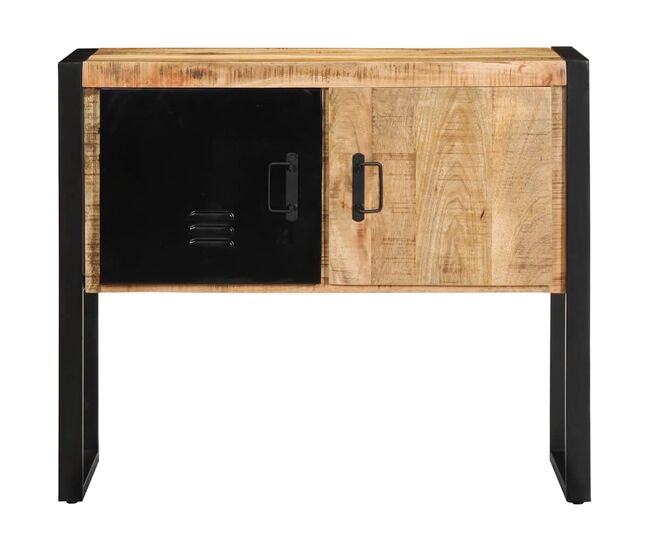 Mueble consola madera maciza de mango 90x35x75 cm