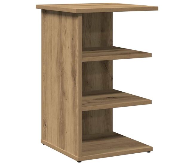 Vidaxl aparador de madera de ingeniería roble artisan 35x35x55 cm