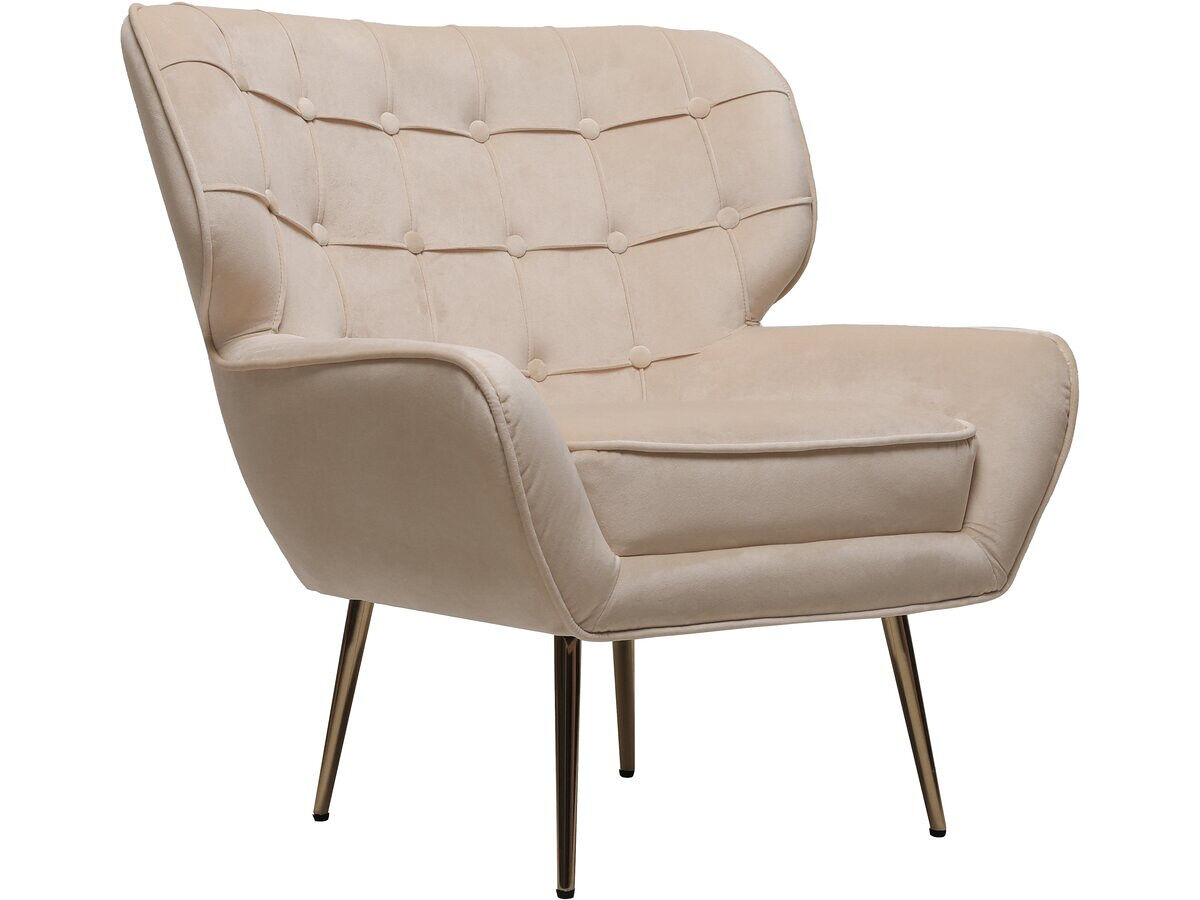 Sillón de terciopelo "Austin"