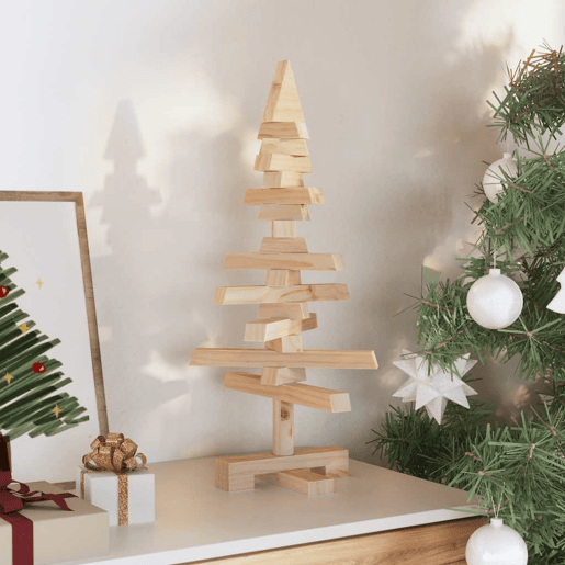 Árvore de Natal - Pinheiro de Natal decorativa 60 cm madeira de pinho maciça