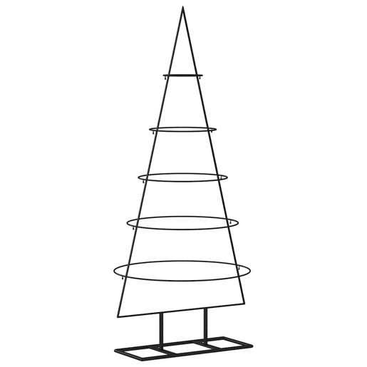 Árvore de Natal - Pinheiro de Natal para decoração 125 cm metal preto
