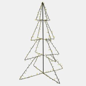 Árvore de Natal - Pinheiro de Natal em cone 240 LEDs 115x150 cm interior e exterior