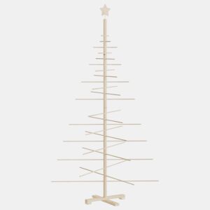 Árvore de Natal - Pinheiro de Natal decorativa 180 cm madeira de pinho maciça