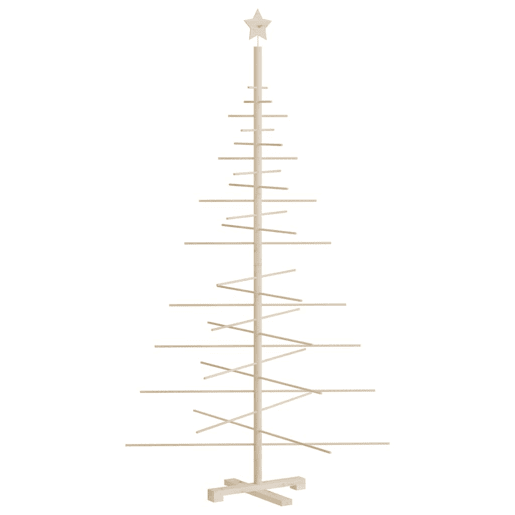 Árvore de Natal - Pinheiro de Natal decorativa 180 cm madeira de pinho maciça