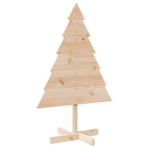 Árvore de Natal - Pinheiro de Natal em madeira decorativa 110 cm madeira maciça Árvore de Natal - Pinheiro de Natal em madeira decorativa 110 cm madeira maciça