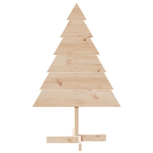 Árvore de Natal - Pinheiro de Natal em madeira decorativa 110 cm madeira maciça Árvore de Natal - Pinheiro de Natal em madeira decorativa 110 cm madeira maciça