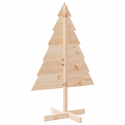Árvore de Natal - Pinheiro de Natal em madeira decorativa 110 cm madeira maciça Árvore de Natal - Pinheiro de Natal em madeira decorativa 110 cm madeira maciça