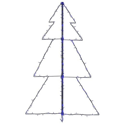Árvore de Natal - Pinheiro de Natal em cone 160 LEDs 78x120 cm interior e exterior