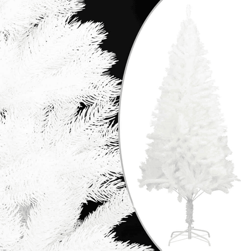 Árvore de Natal - Pinheiro de Natal artificial agulhas realistas 120 cm branco Árvore de Natal - Pinheiro de Natal artificial agulhas realistas 120 cm branco