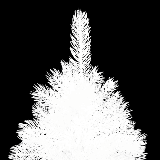 Árvore de Natal - Pinheiro de Natal artificial agulhas realistas 120 cm branco Árvore de Natal - Pinheiro de Natal artificial agulhas realistas 120 cm branco
