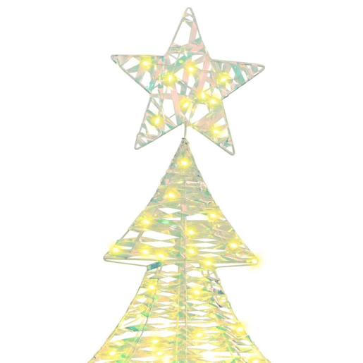 Árvore de Natal - Pinheiro de Natal com 240 LEDs Branco quente 180 cm PET