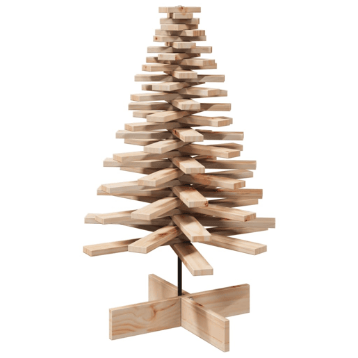 Árvore de Natal - Pinheiro de Natal decorativa 100 cm madeira de pinho maciça