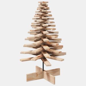 Árvore de Natal - Pinheiro de Natal decorativa 100 cm madeira de pinho maciça