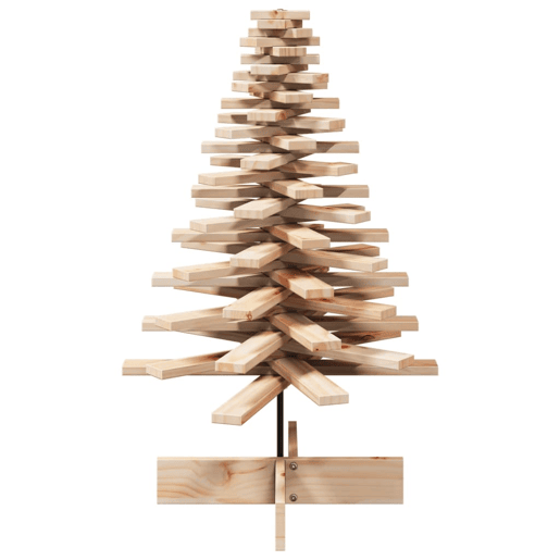 Árvore de Natal - Pinheiro de Natal decorativa 100 cm madeira de pinho maciça