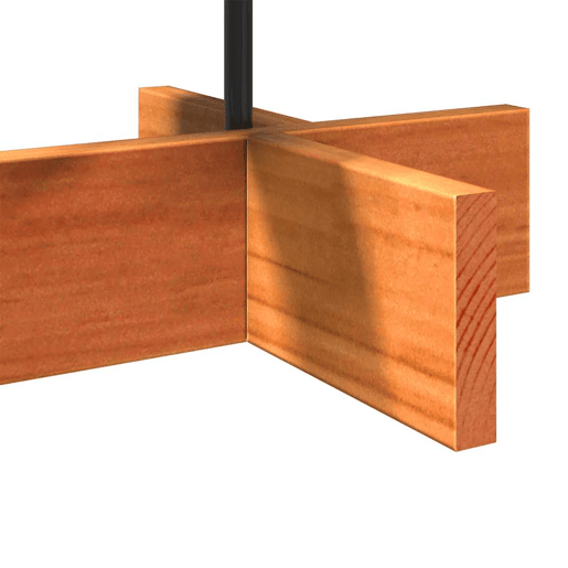Árvore de Natal decorativa 60 cm pinho maciço castanho-mel Árvore de Natal decorativa 60 cm pinho maciço castanho-mel