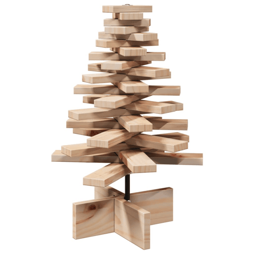 Árvore de Natal - Pinheiro de Natal decorativa 60 cm madeira de pinho maciça