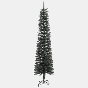 Árvore de Natal - Pinheiro de Natal artificial fina com suporte 240 cm PVC verde