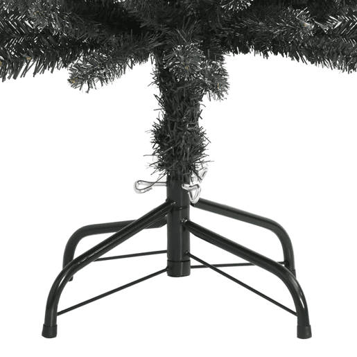 Árvore de Natal - Pinheiro de Natal artificial fina com suporte 240 cm PVC verde