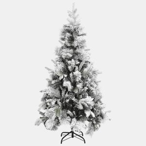 Árvore de Natal - Pinheiro de Natal c flocos de neve e pinhas 225 cm PVC e PE