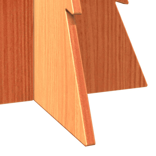 Árvore de Natal decorativa 80 cm pinho maciço castanho-mel Árvore de Natal decorativa 80 cm pinho maciço castanho-mel