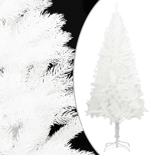 Árvore de Natal - Pinheiro de Natal artificial agulhas realistas 210 cm branco