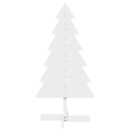 Árvore de Natal - Pinheiro de Natal decorativa 120cm madeira de pinho maciça branco Árvore de Natal - Pinheiro de Natal decorativa 120cm madeira de pinho maciça branco