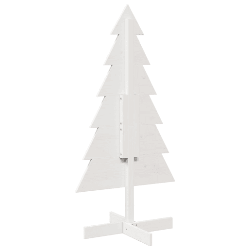 Árvore de Natal - Pinheiro de Natal decorativa 120cm madeira de pinho maciça branco Árvore de Natal - Pinheiro de Natal decorativa 120cm madeira de pinho maciça branco