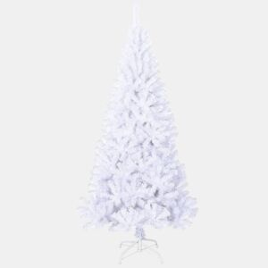 Árvore de Natal - Pinheiro de Natal artificial com ramos grossos 240 cm PVC branco