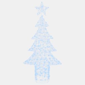 Árvore de Natal - Pinheiro de Natal com 240 LEDs Branco frio 180 cm Acrílo