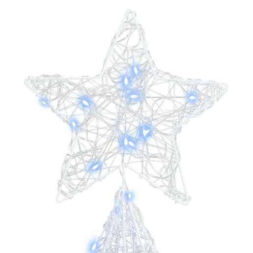 Árvore de Natal - Pinheiro de Natal com 240 LEDs Branco frio 180 cm Acrílo