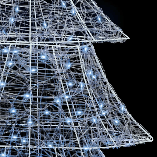 Árvore de Natal - Pinheiro de Natal com 240 LEDs Branco frio 180 cm Acrílo