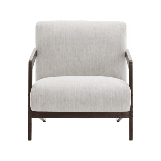 Poltrona escandinava de madeira «Lena» - 71 x 80 x 74 cm - bege Poltrona escandinava de madeira «Lena» - 71 x 80 x 74 cm - bege