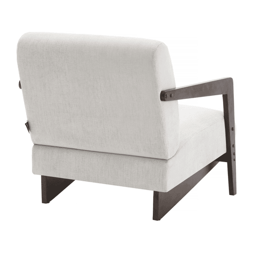 Poltrona escandinava de madeira «Lena» - 71 x 80 x 74 cm - bege Poltrona escandinava de madeira «Lena» - 71 x 80 x 74 cm - bege