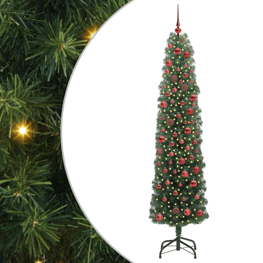 Árvore de Natal - Pinheiro de Natal Artificial Verde 180 cm PVC e Aço e Plástico