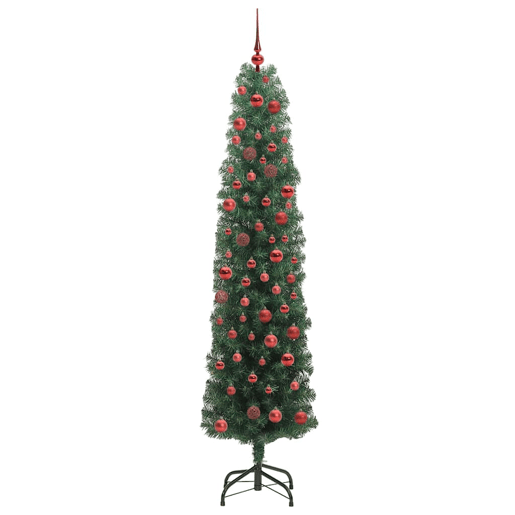 Árvore de Natal - Pinheiro de Natal Artificial Verde 180 cm PVC e Aço e Plástico