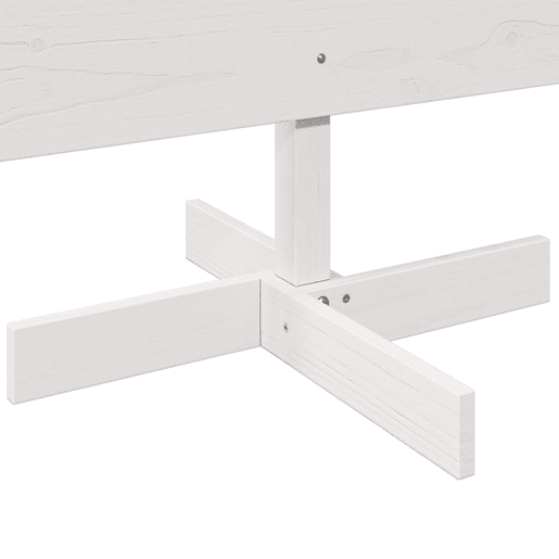 Árvore Natal - Pinheiro de Natal decorativa 180 cm madeira de pinho maciça branco