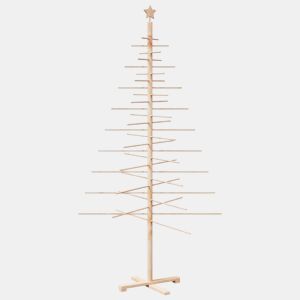 Árvore de Natal - Pinheiro de Natal decorativa 210 cm madeira de pinho maciça
