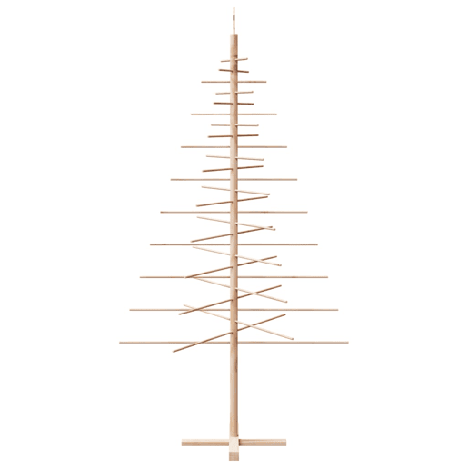 Árvore de Natal - Pinheiro de Natal decorativa 210 cm madeira de pinho maciça