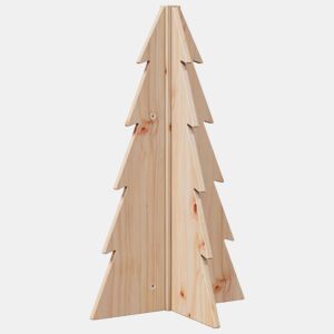 Árvore de Natal - Pinheiro de Natal decorativa 69,5 cm madeira de pinho maciça
