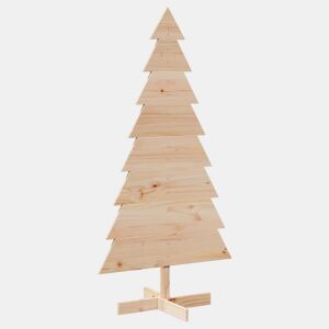 Árvore de Natal - Pinheiro de Natal decorativa 150 cm madeira de pinho maciça