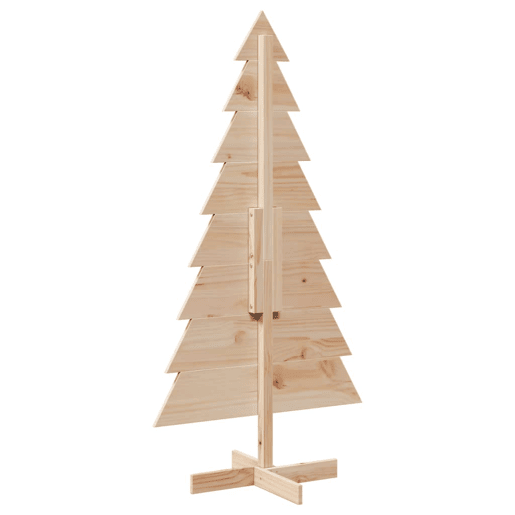 Árvore de Natal - Pinheiro de Natal decorativa 150 cm madeira de pinho maciça