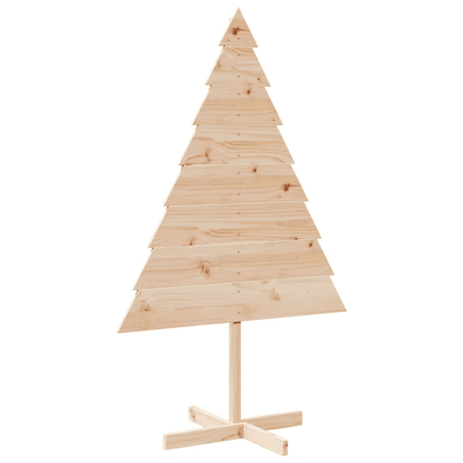 Árvore de Natal - Pinheiro de Natal em madeira decorativa 150 cm madeira maciça