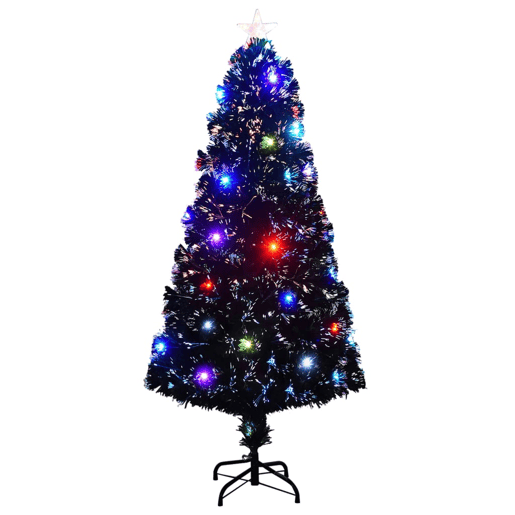 Árvore de Natal pré-iluminada c suporte 150 cm fibra ótica Árvore de Natal pré-iluminada c suporte 150 cm fibra ótica