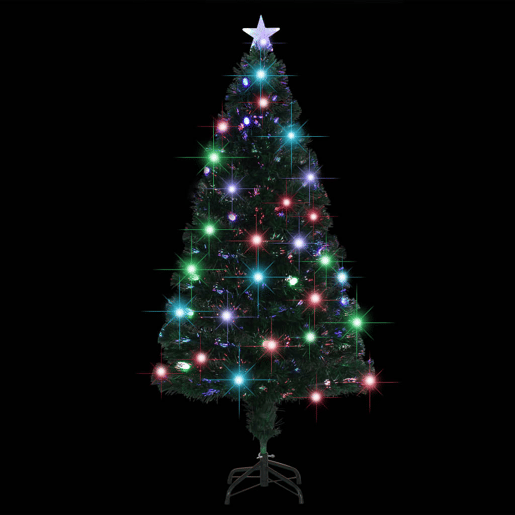 Árvore de Natal pré-iluminada c suporte 150 cm fibra ótica Árvore de Natal pré-iluminada c suporte 150 cm fibra ótica