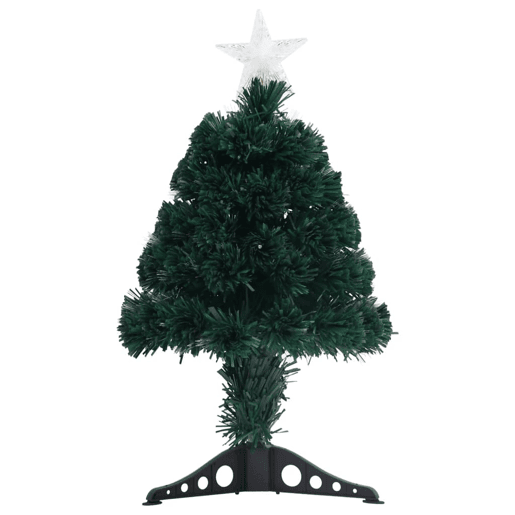 Árvore de Natal pré-iluminada c suporte 64 cm fibra ótica Árvore de Natal pré-iluminada c suporte 64 cm fibra ótica