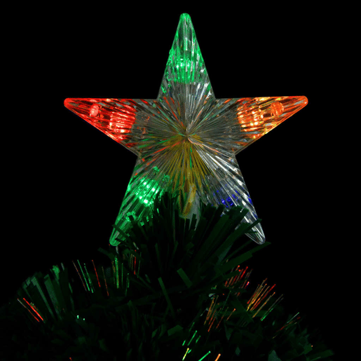 Árvore de Natal pré-iluminada c suporte 64 cm fibra ótica Árvore de Natal pré-iluminada c suporte 64 cm fibra ótica