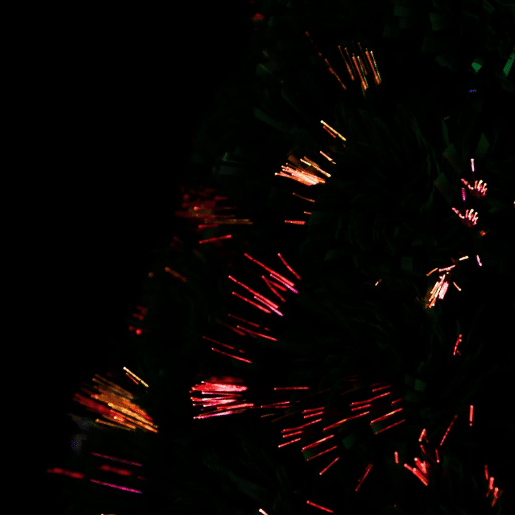 Árvore de Natal pré-iluminada c suporte 64 cm fibra ótica Árvore de Natal pré-iluminada c suporte 64 cm fibra ótica