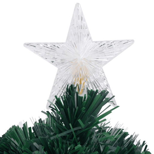 Árvore de Natal pré-iluminada c suporte 64 cm fibra ótica Árvore de Natal pré-iluminada c suporte 64 cm fibra ótica